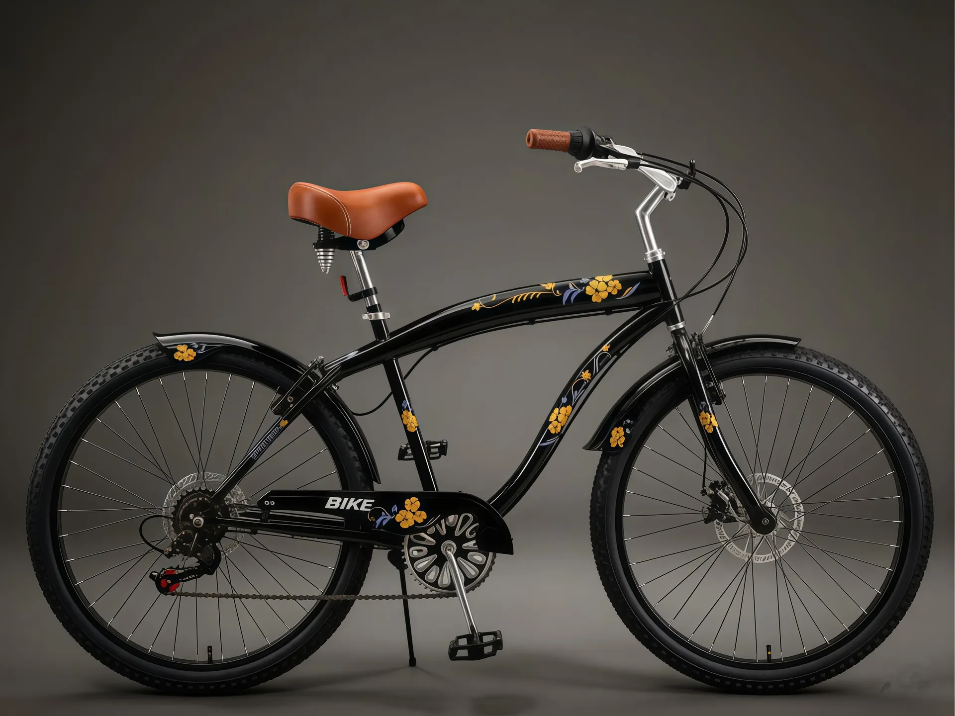 26" 6-Speed Steel Beach Bike | Rattan Basket | OEM/ODM Factory Direct Supply
