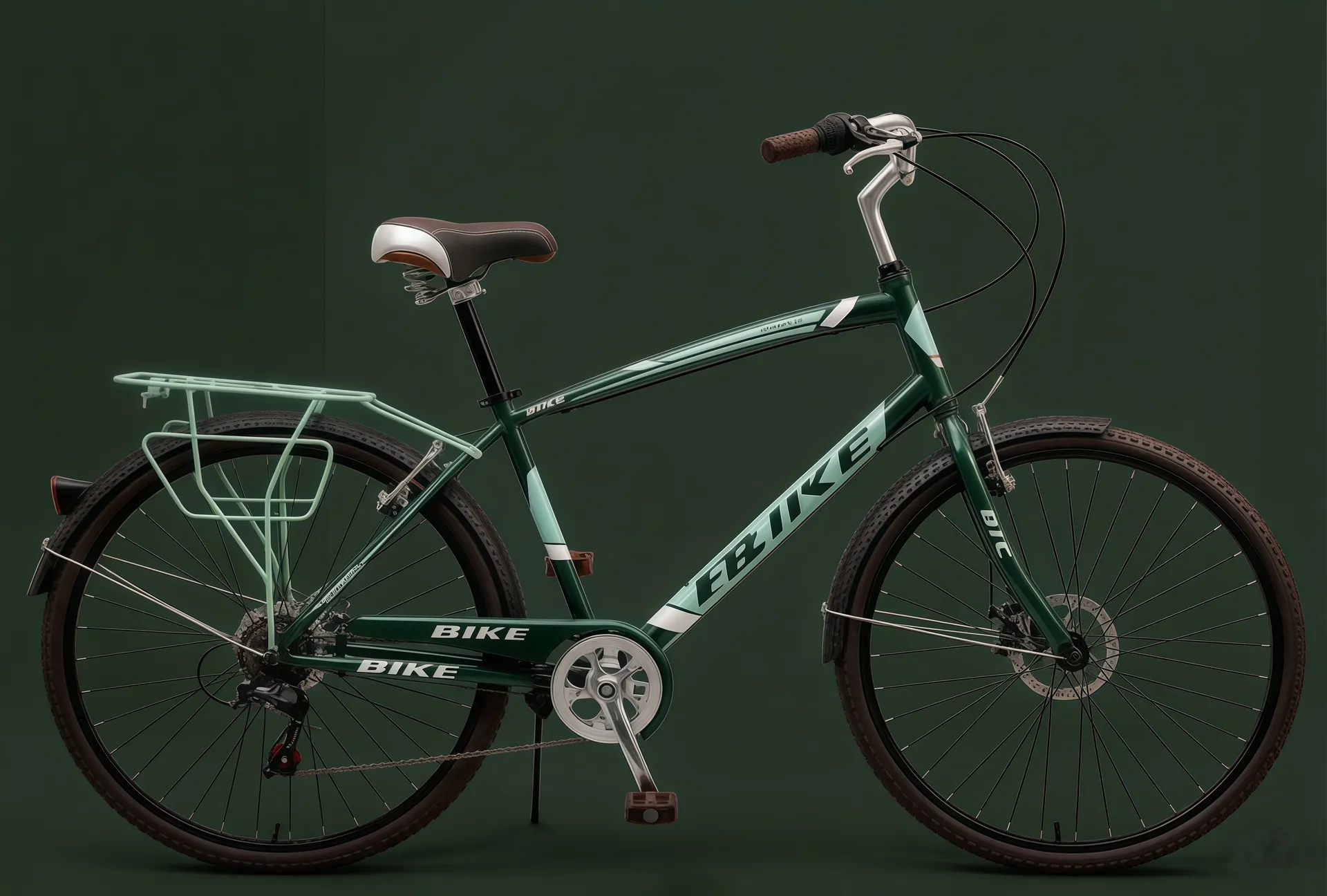 26" 6-Speed Steel City Bike | Rear Metal Basket | OEM/ODM Factory Direct Supply